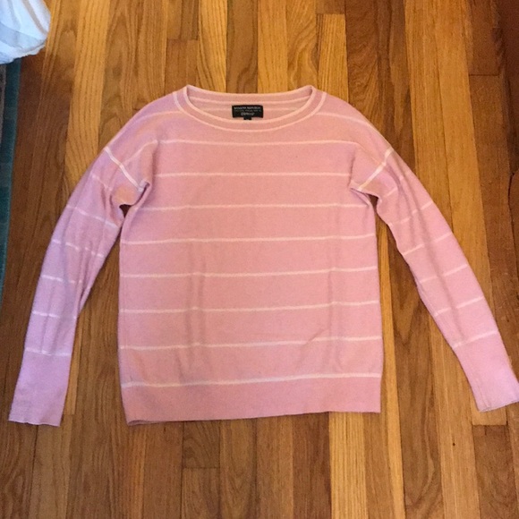 Pink and white striped sweater - Picture 1 of 2